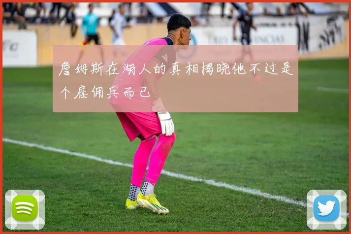 詹姆斯在湖人的真相揭晓他不过是个雇佣兵而已