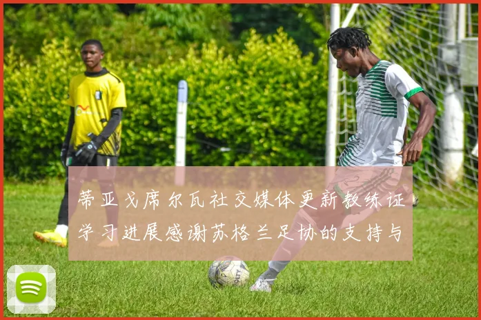 蒂亚戈席尔瓦社交媒体更新教练证学习进展感谢苏格兰足协的支持与帮助